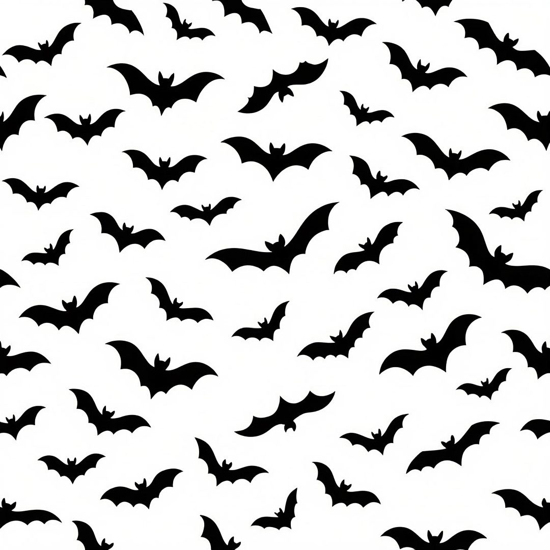 black bats flying in the sky on a white background Halloween Bats On White Bat Silhouette, Black Bat, Bat, High Quality, Comics,