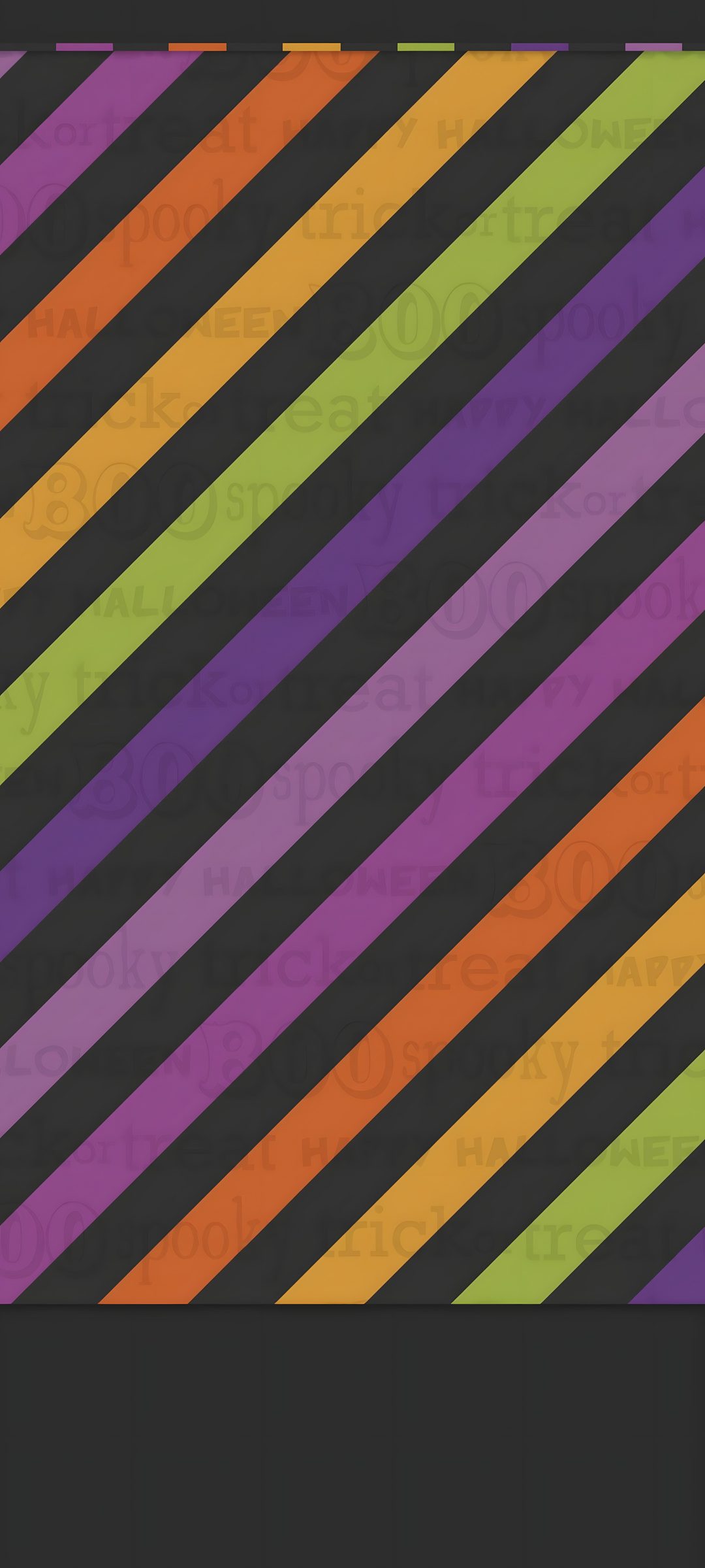 a black background with multicolored diagonal stripes Diagonal Halloween Multi Stripes With Halloween, Iphone, dark slate gray
