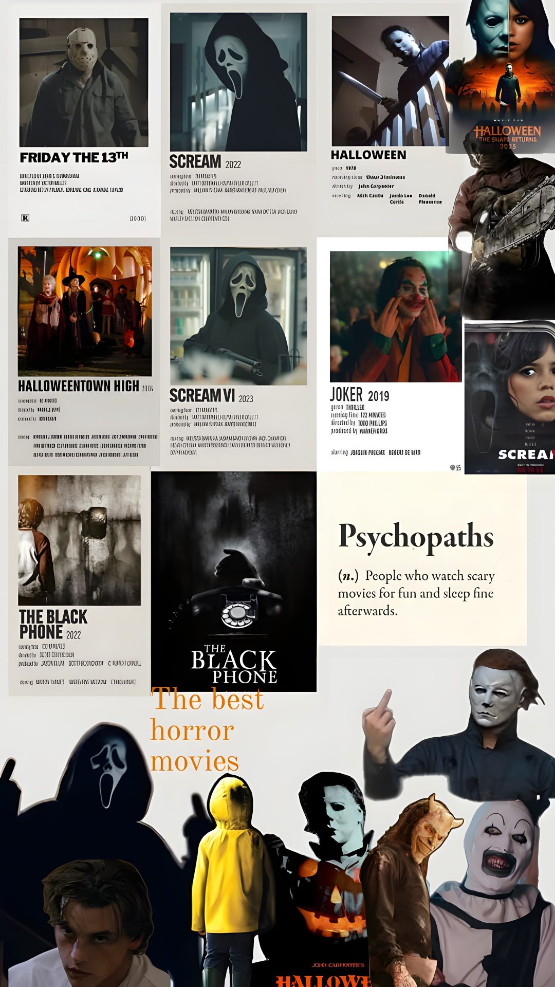 an image of the movie poster for halloween movies Halloween Netflix gray