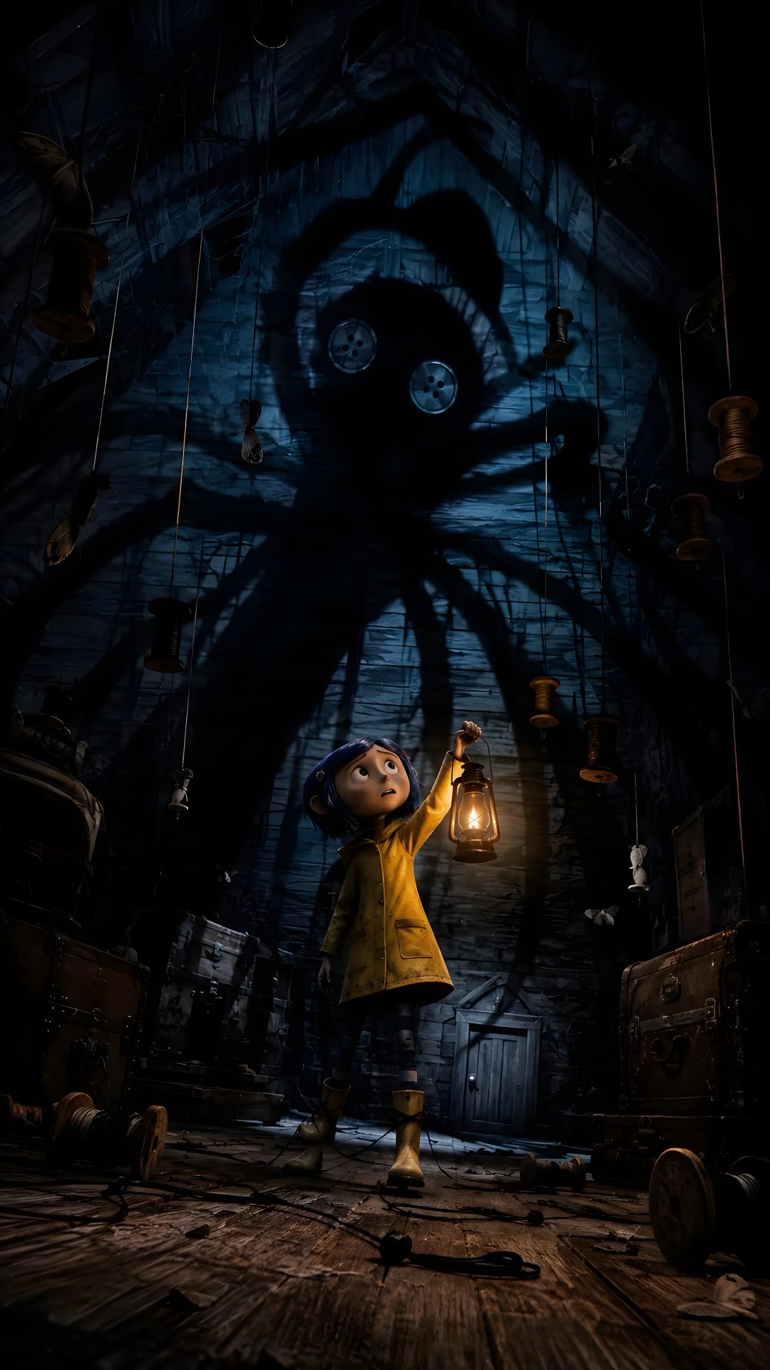 Halloween Iphone Coraline black