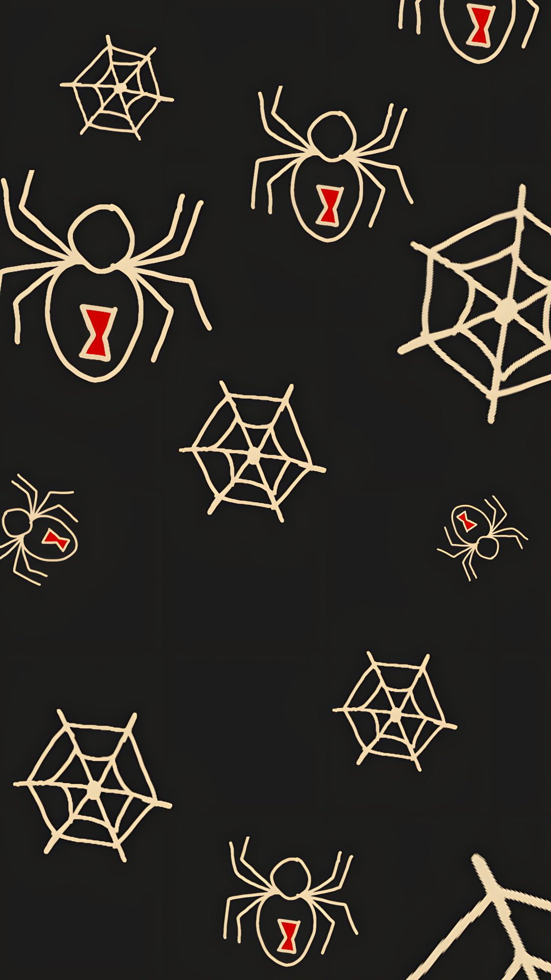 an image of spider webs on a black background Marvel Halloween Iphone black