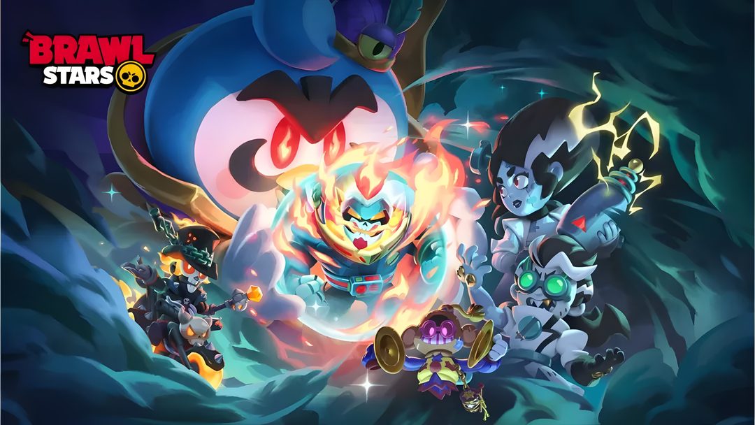 the video game brawl stars is shown in this screenshot from an upcoming release date Brawl Stars Halloween dark slate gray