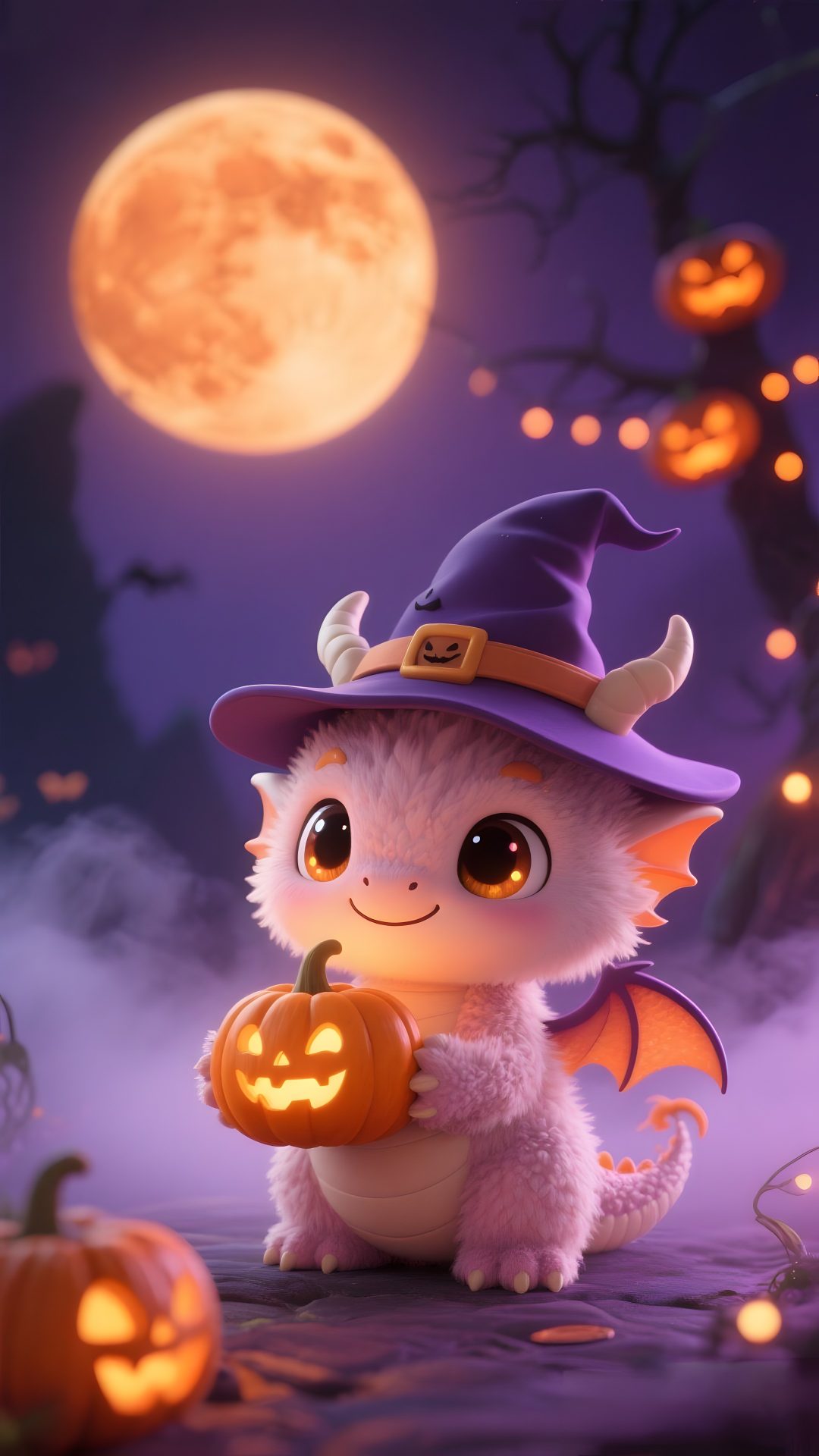 a cute little cat dressed as a witch holding a pumpkin Dragon Halloween Halloween Animals, Fall Fun, Cute Characters, Halloween, Animals, Blue, dim gray