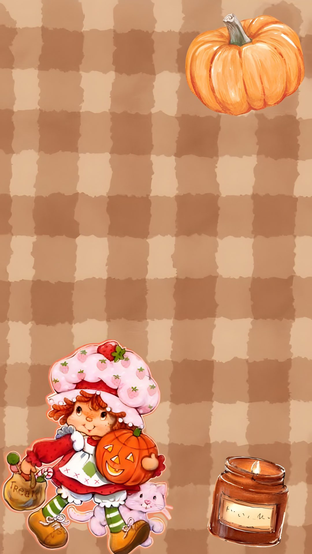 Strawberry Shortcake Halloween rosy brown
