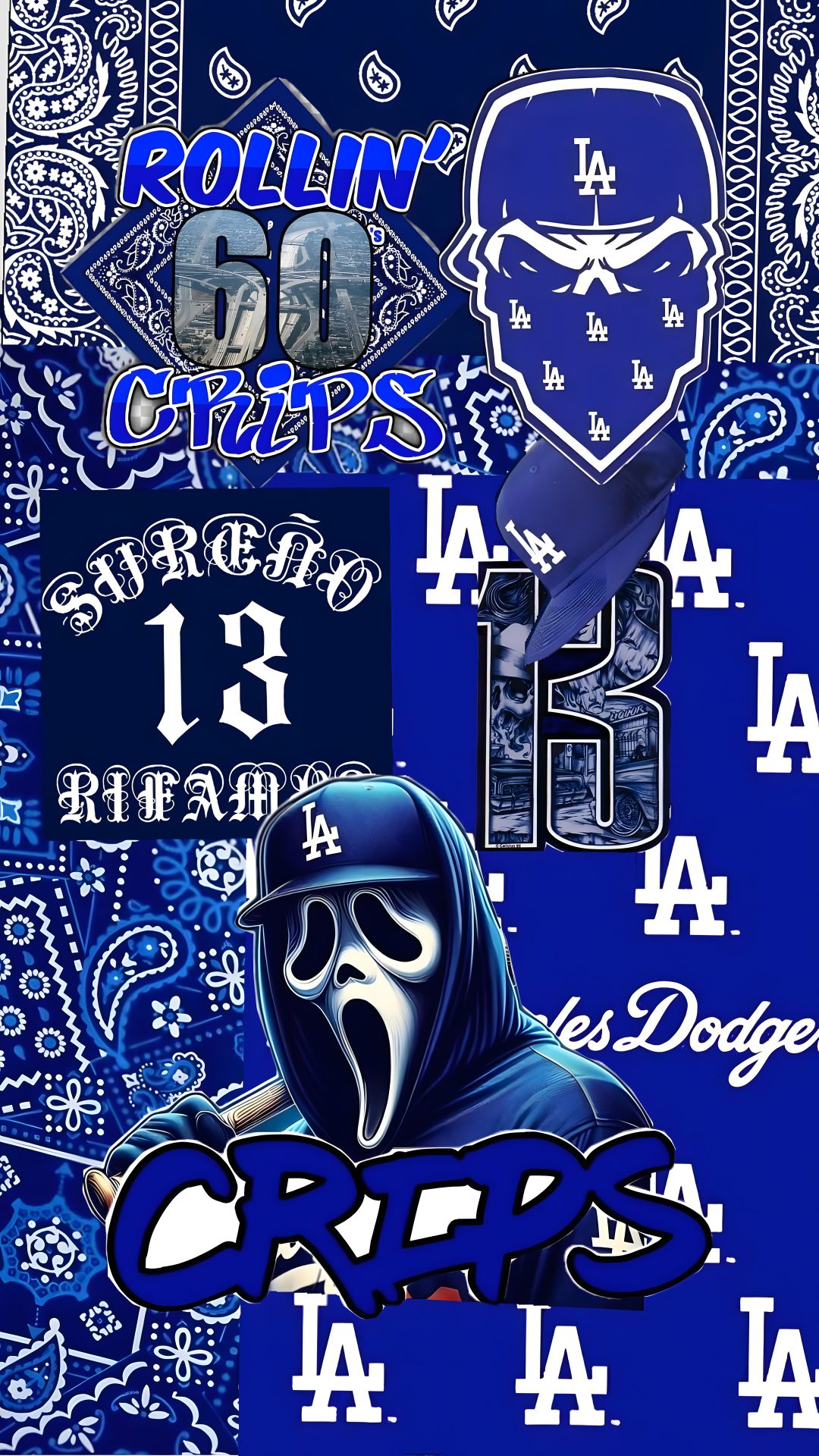an image of a baseball team poster Dodgers Halloween Tattoo Drawings, Drawings, dark blue