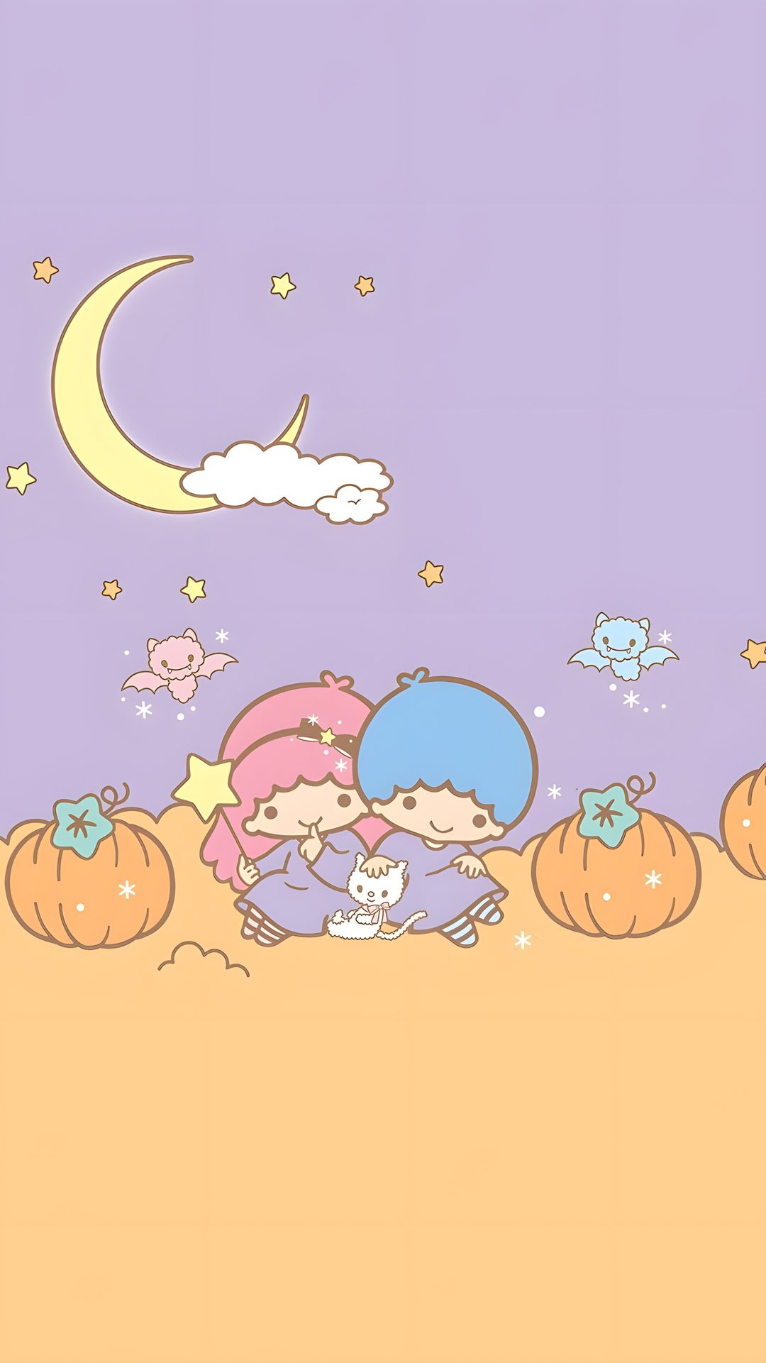 Sanrio Halloween Wallpaper Iphone, Sanrio Wallpaper Halloween, Sanrio Halloween Wallpaper, Kiki And Lala Halloween, San X Halloween Wallpaper, Twin Stars Halloween, Little Twin Stars Halloween, Little Twin Stars Christmas Wallpaper, Star Twins Wallpaper Little Twin Stars Halloween Sanrio Halloween Iphone, Sanrio Halloween, Kiki And Lala Halloween, thistle