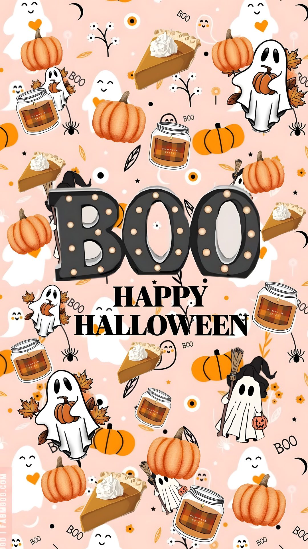 Preppy Happy Halloween bisque