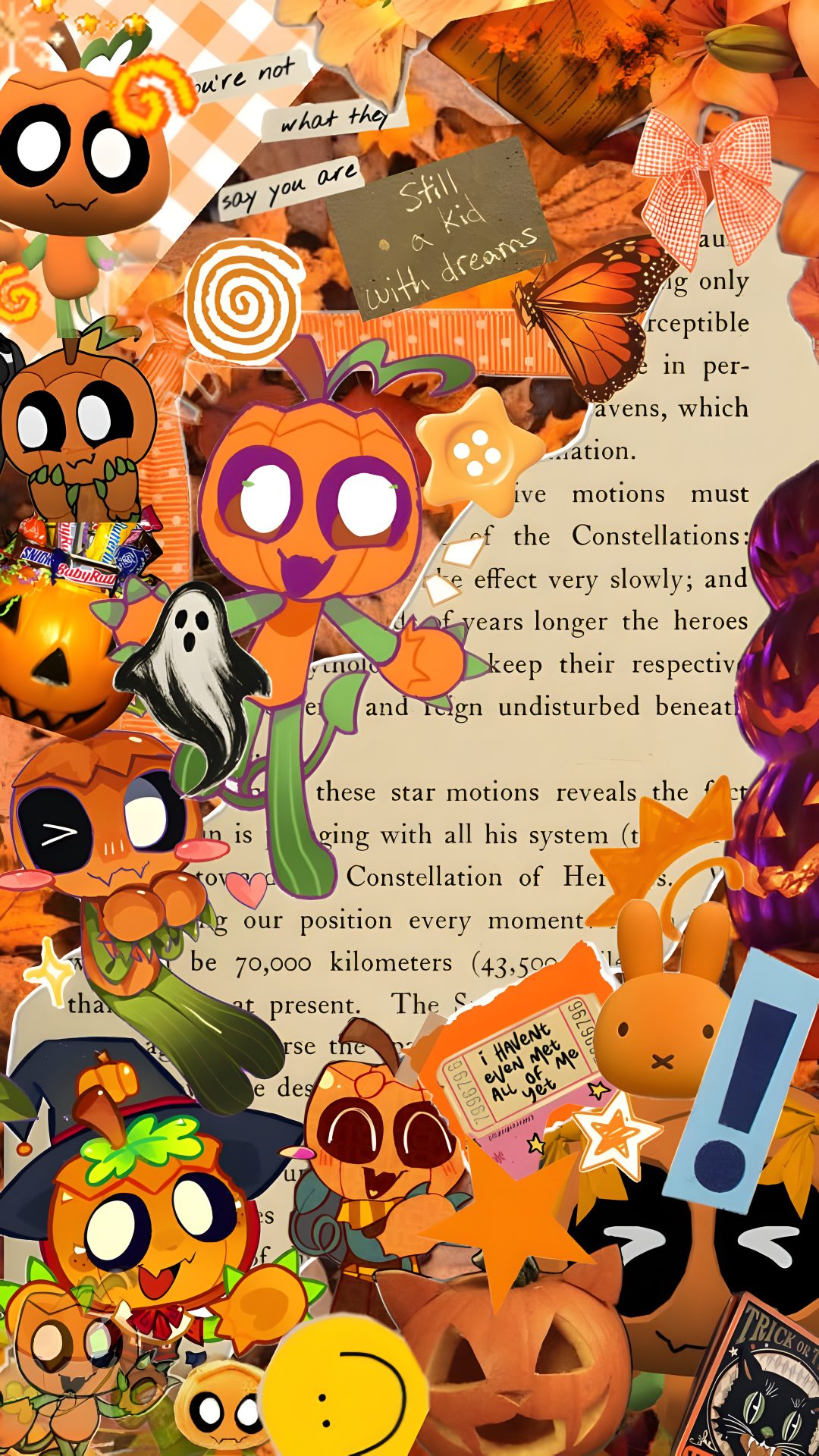 a collage of halloween themed items including pumpkins Halloween Dandys World peru