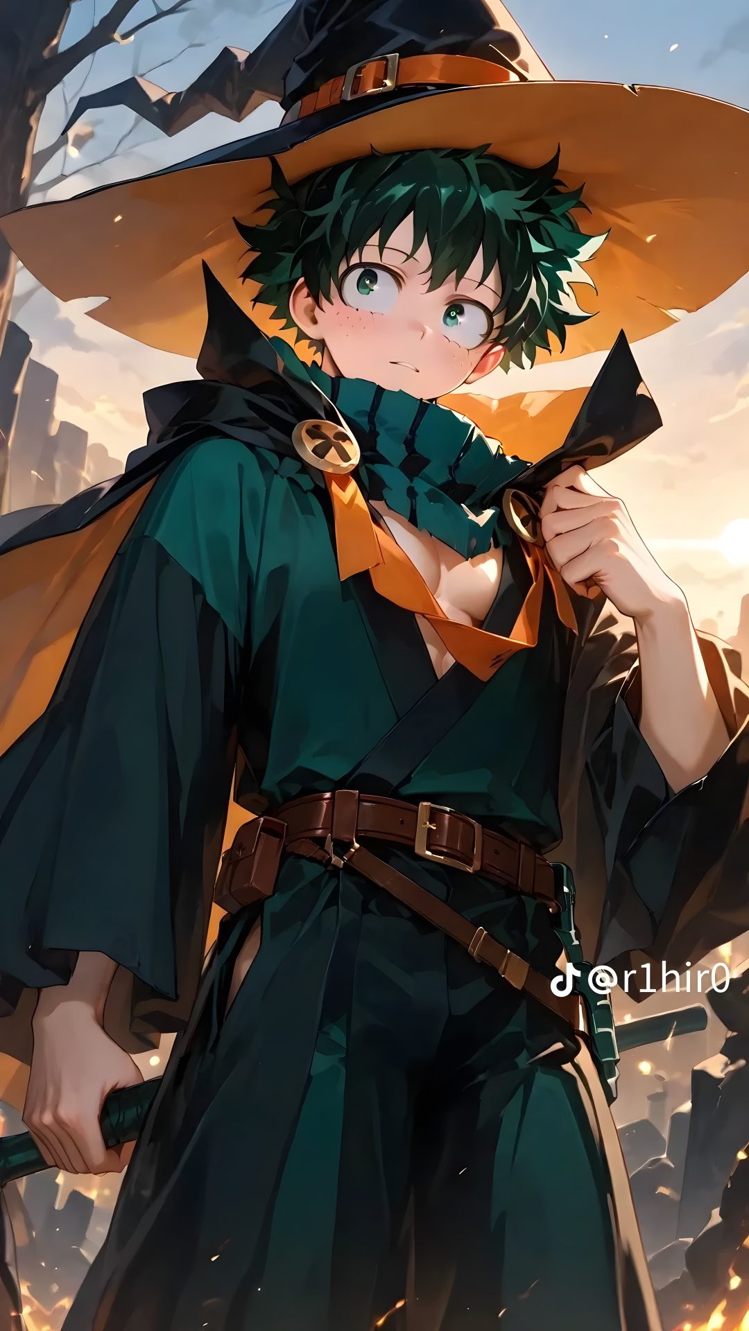 Izuku Midoriya, Anime Wallpaper, Halloween Izuku Midoriya Izuku Midoriya Halloween Izuku Midoriya, Anime, Halloween, dark slate gray