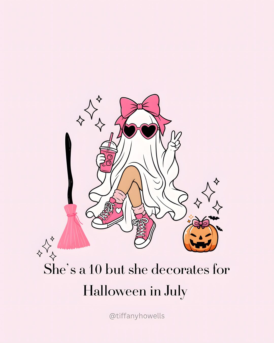 Halloween Girl Aesthetic lavender blush