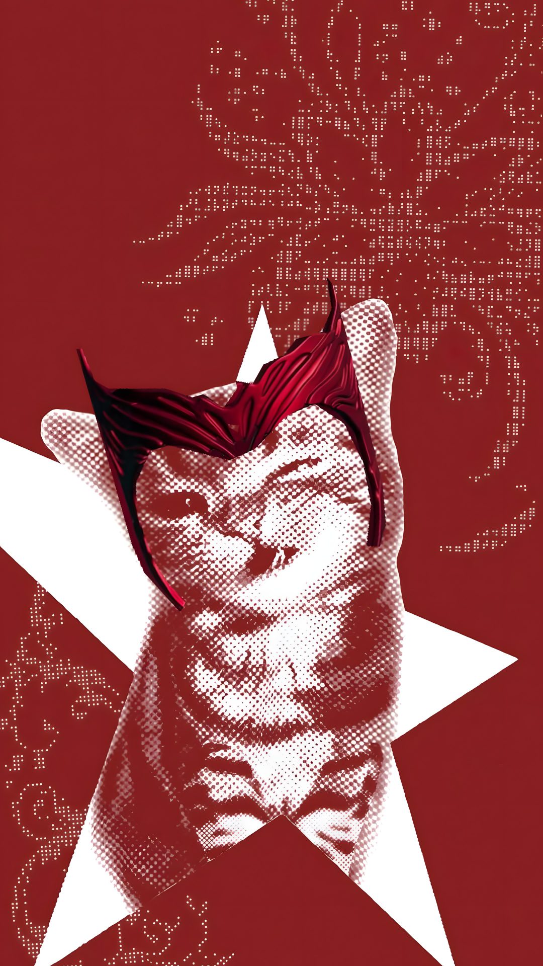 a cat with a bow tie and glasses on it's head in front of a star Halloween Wanda brown