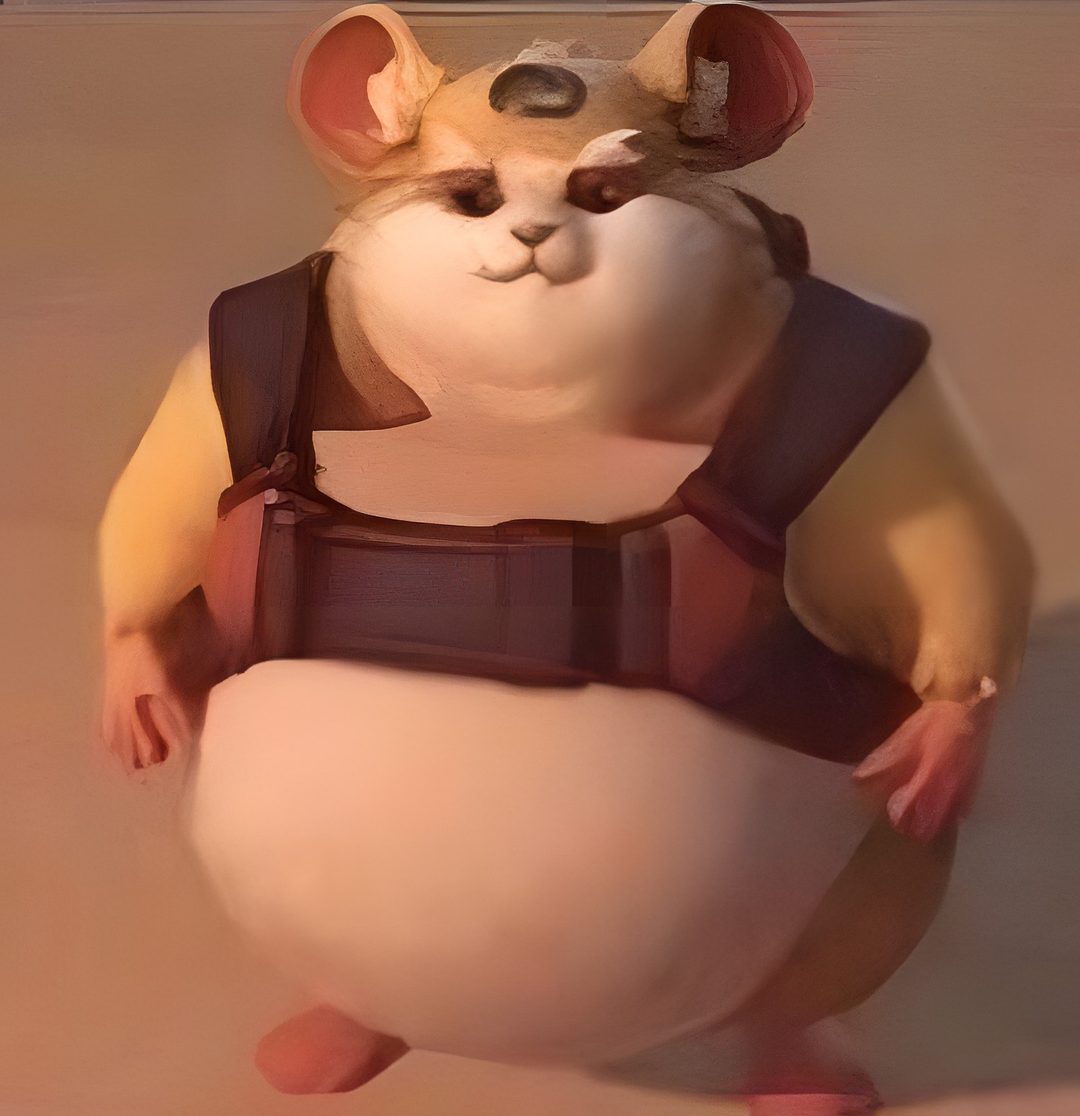 an animated mouse is standing on one leg Wrecking Ball Halloween 4k sienna