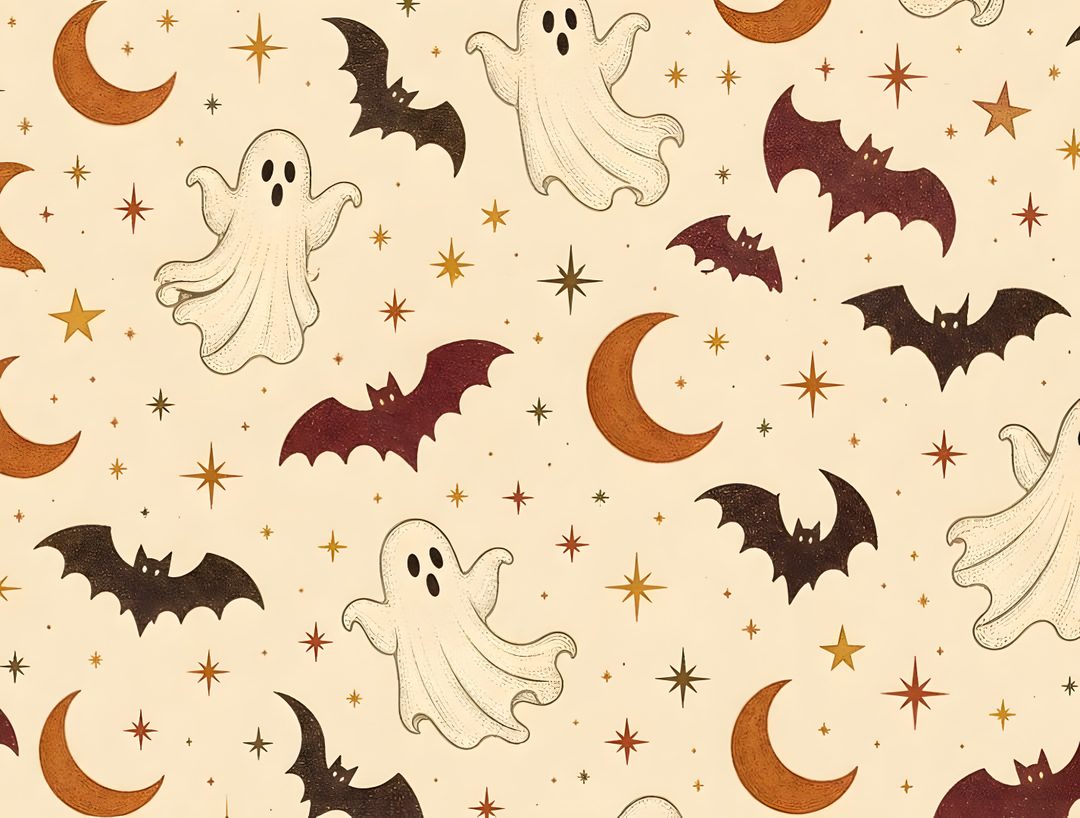 Retro Halloween Ivory bisque