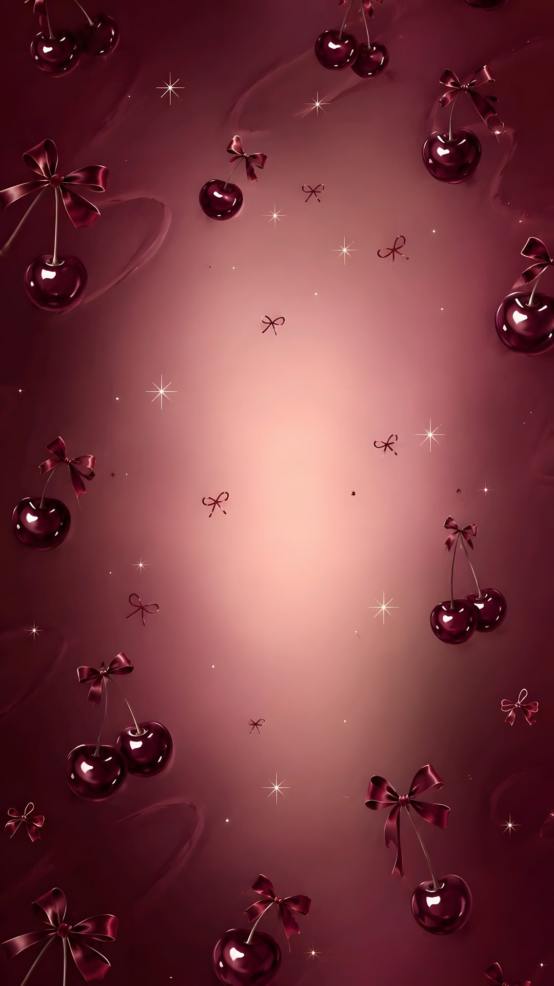 an abstract background with many shiny objects and stars in the middle, including cherries Halloween Cherry Follow Me, saddle brown