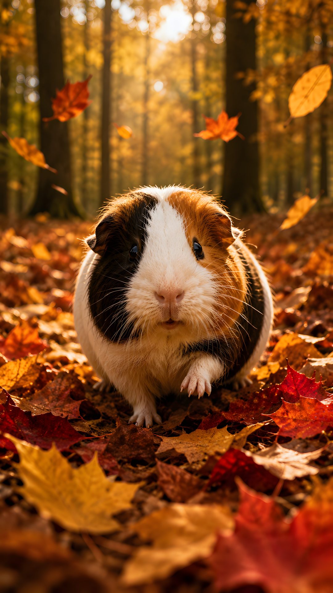 Halloween Guinea Pig saddle brown