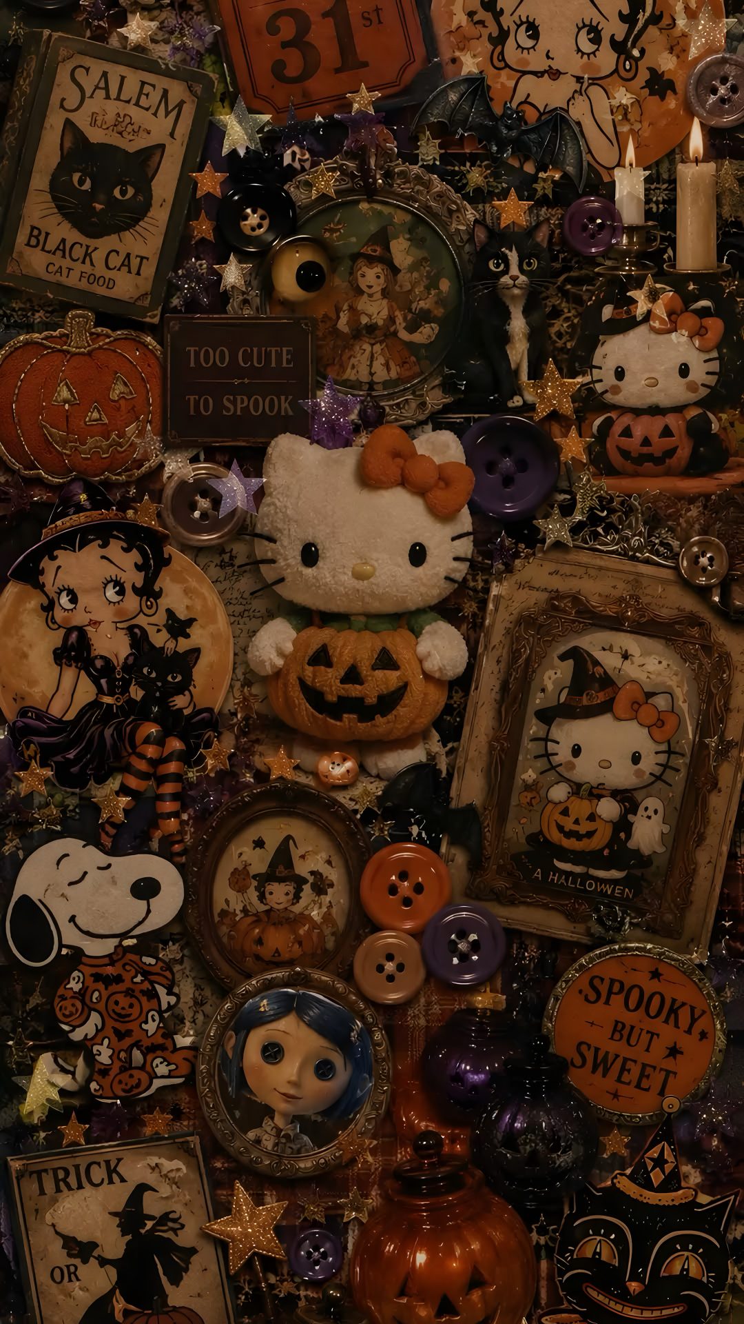 Halloween Y2k Aesthetic black