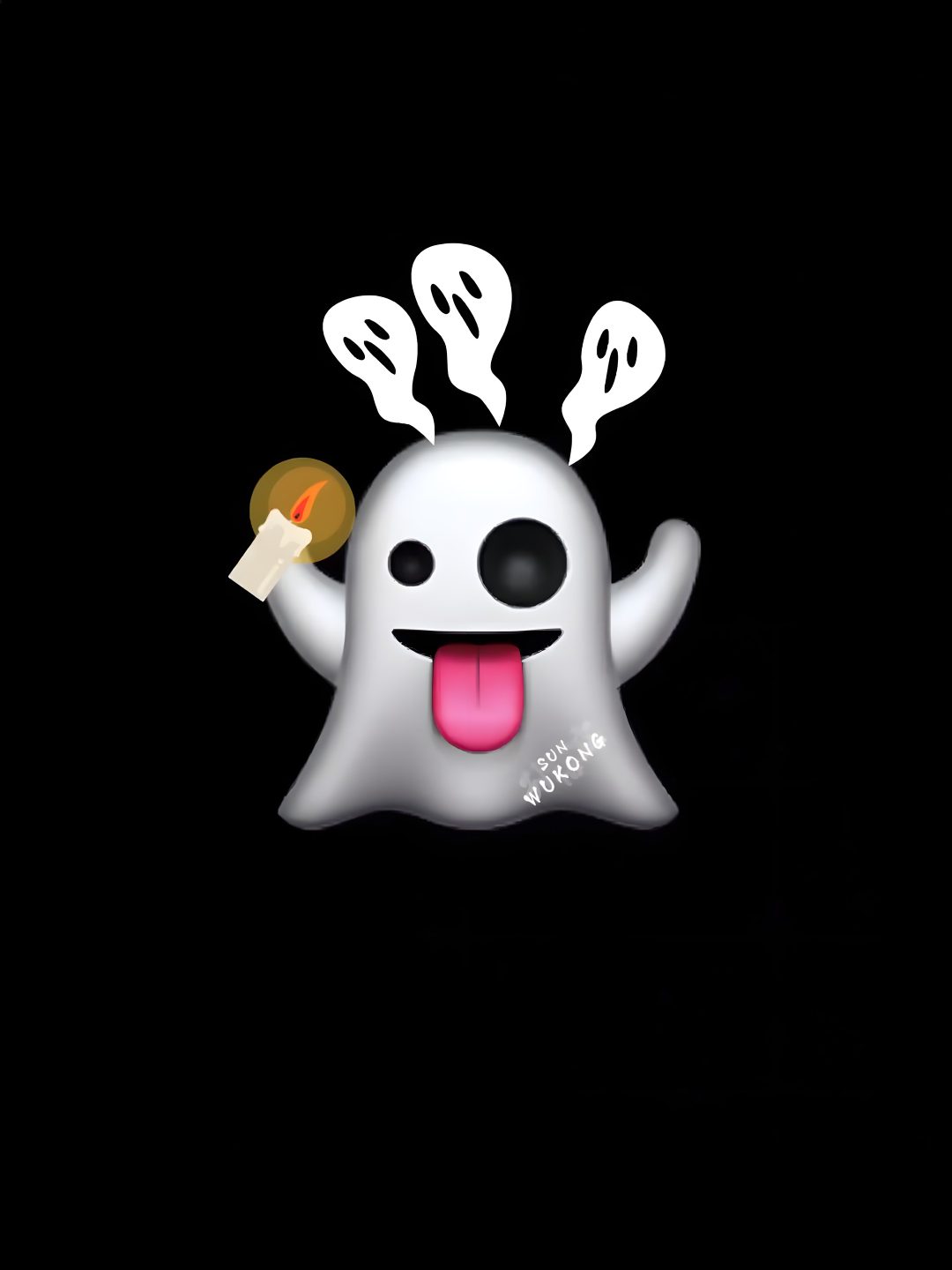 Halloween Emoji black
