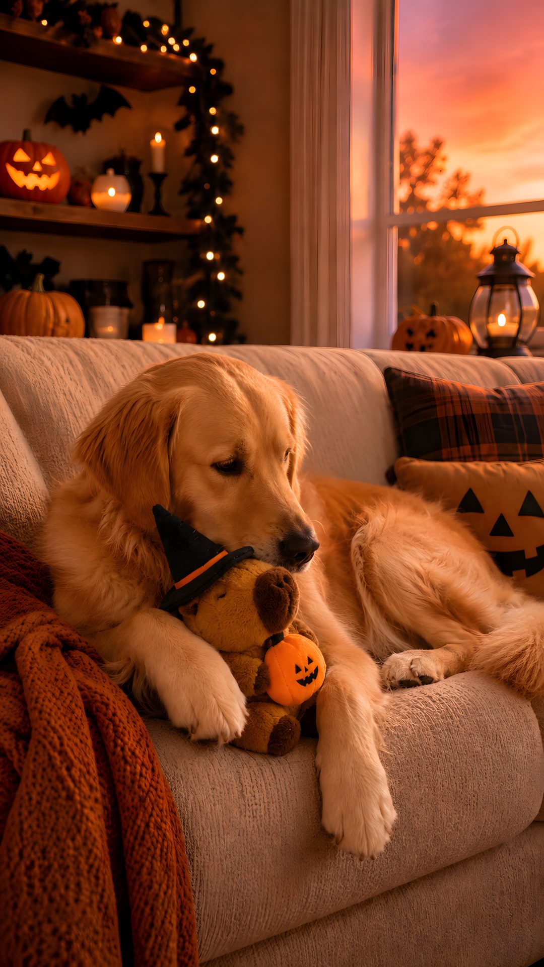 Capybara Dog Toy Golden Retriever Halloween saddle brown