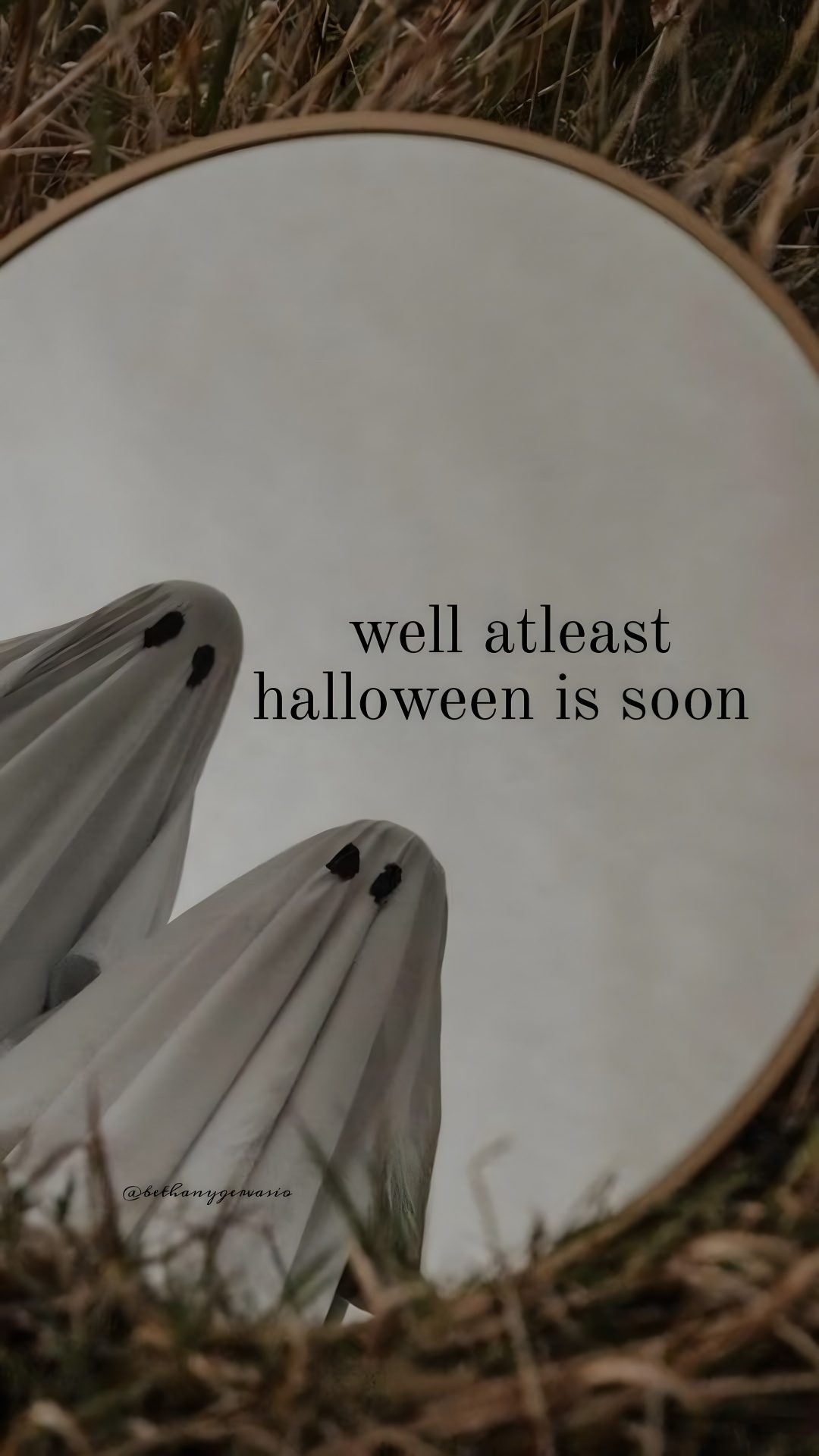 @bethanygervasio Halloween Quotes Aesthetic gray