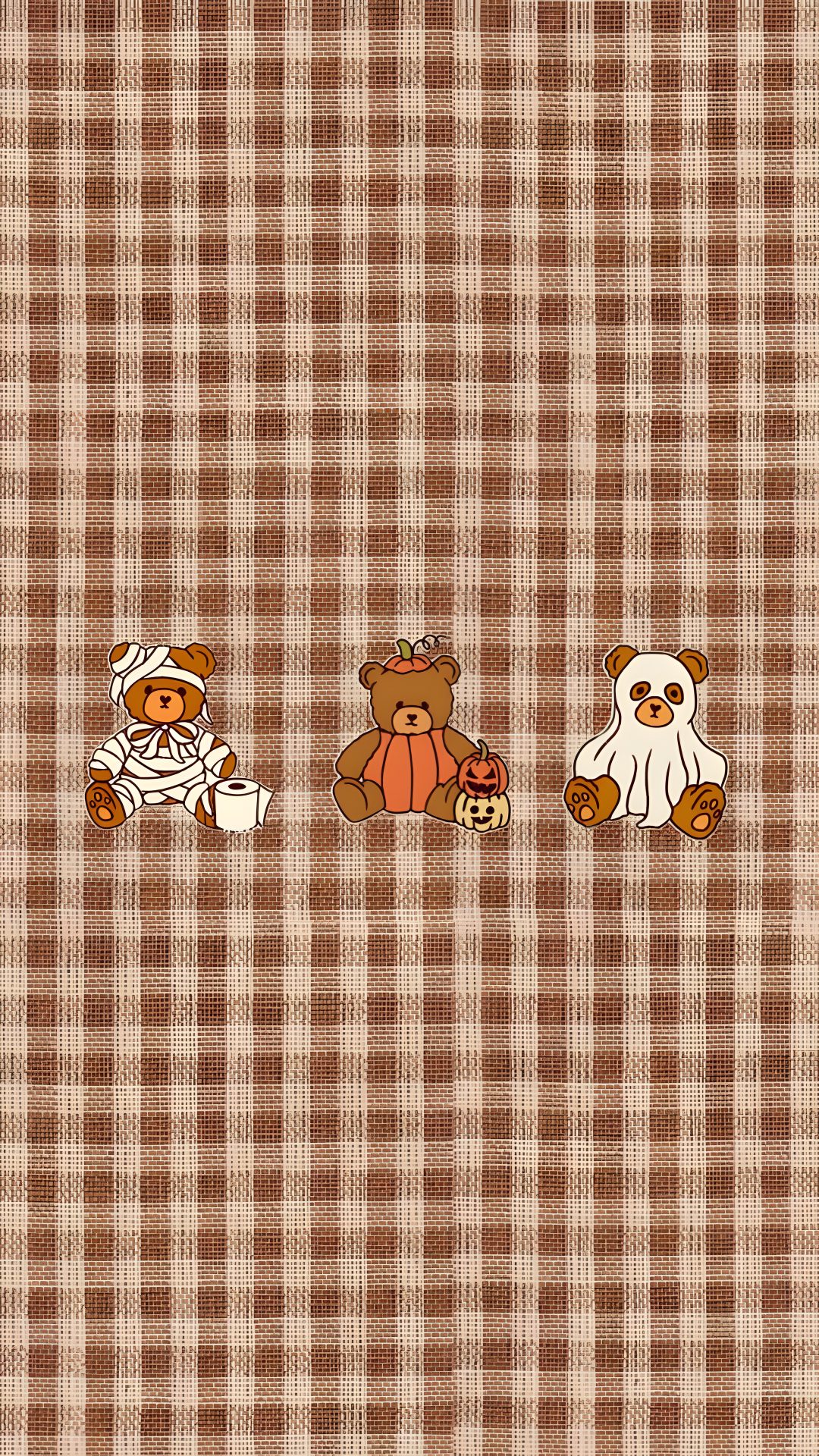 Cute Bear Halloween rosy brown