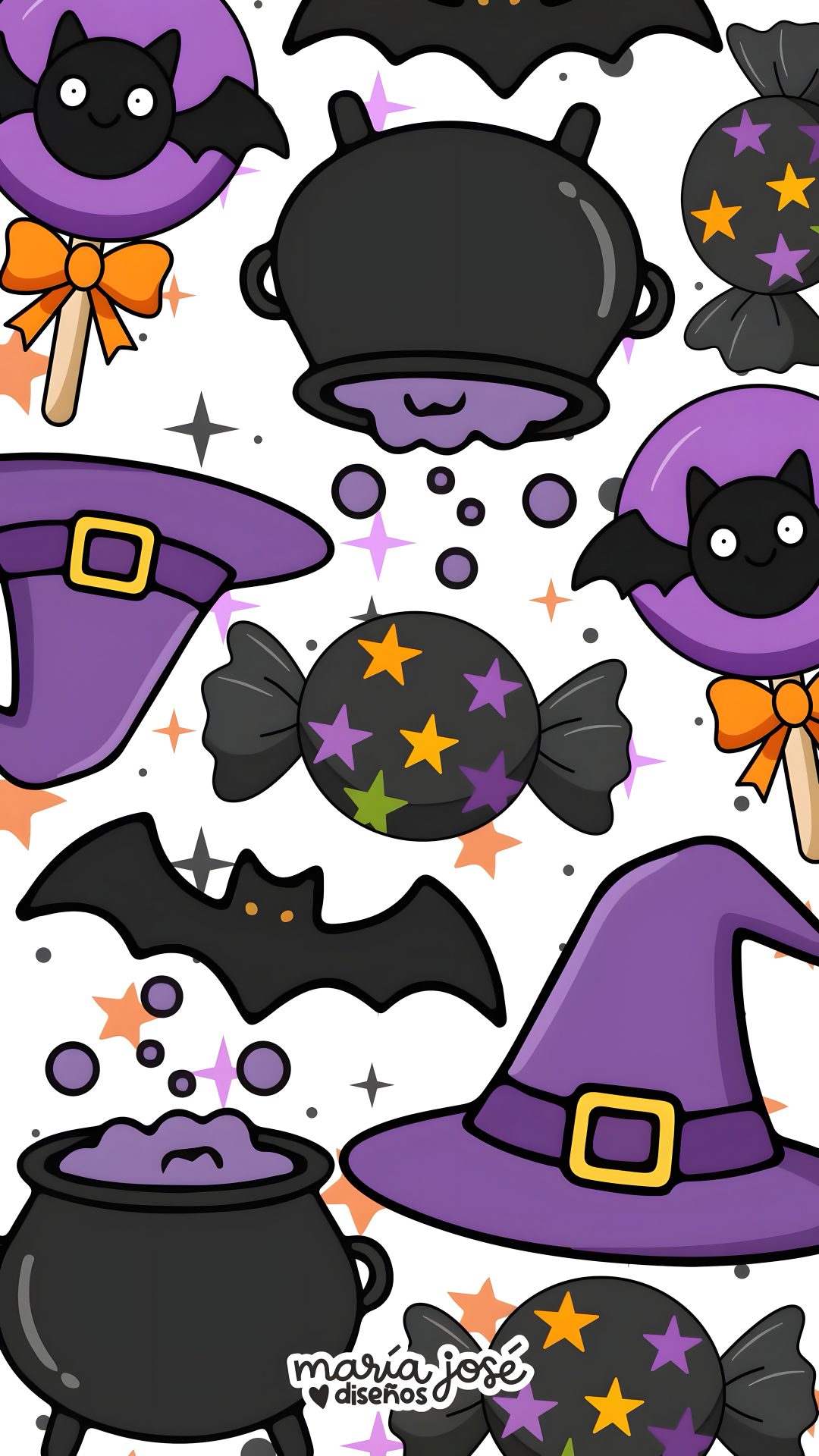 Halloween Candy Design dim gray