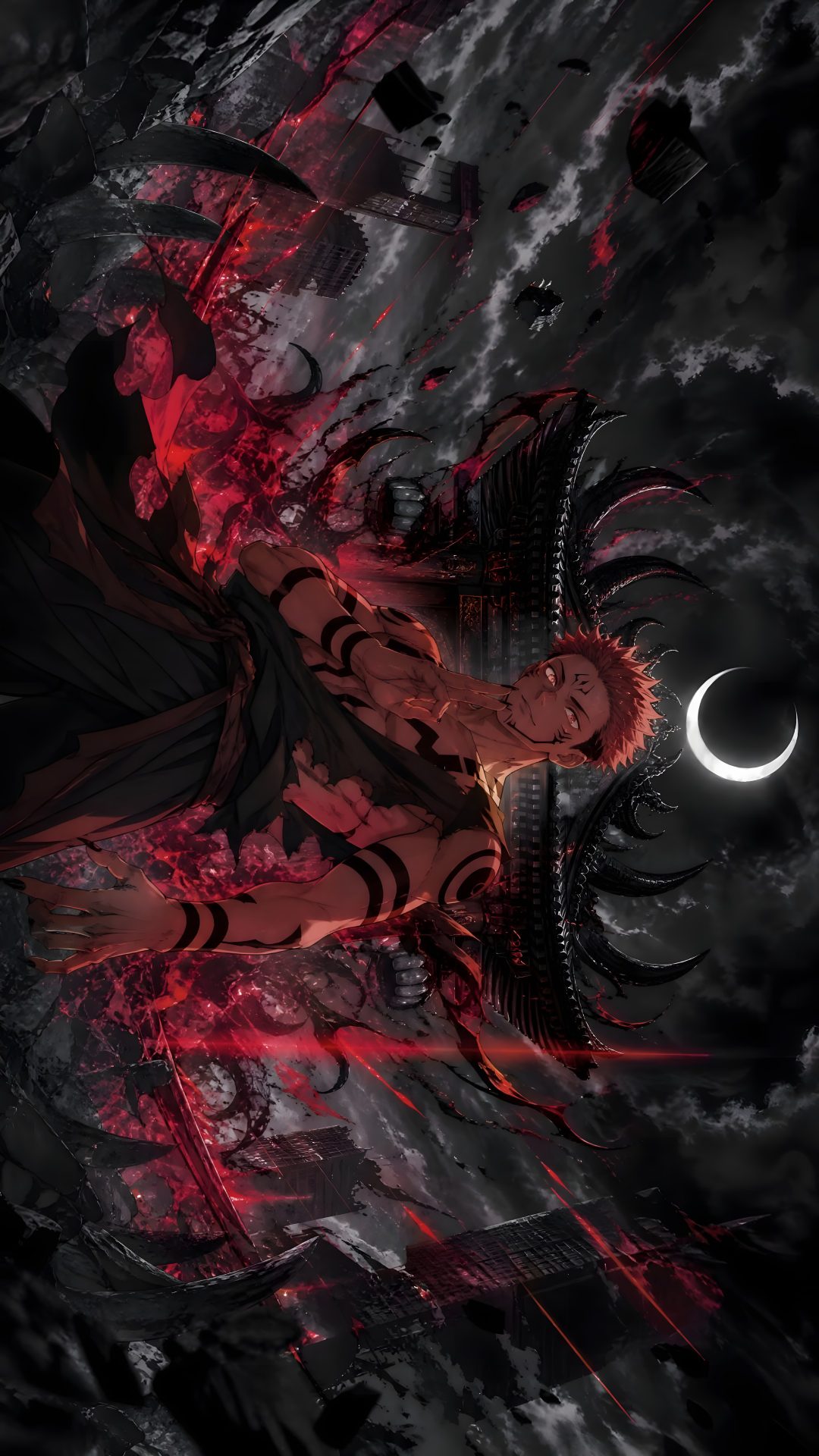 a woman with red hair is standing in the dark Jujustu Kaisen Halloween 4k black