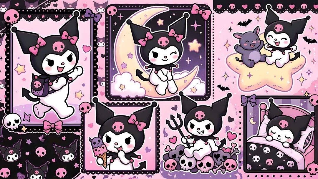 Chromebook Kuromi Halloween rosy brown