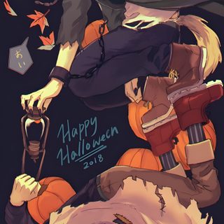 an anime poster with pumpkins and witches on it Bakugou Halloween Mha Fall, My Hero Academia Thanksgiving, Aesthetic Mha Halloween, dark olive green