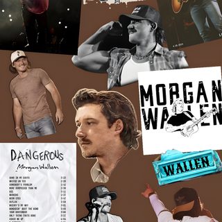 the collage shows many different images and words on it, including one man with a guitar Morgan Wallen Halloween Aesthetic Morgan Wallen, Morgan Wallen For Ipad, Best Country Singers, dim gray