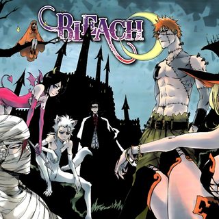 an image of a group of people dressed up in halloween costumes Bleach Halloween Matsumoto Rangiku, Bleach Laptop, Bleach Desktop, Bleach Macbook, dim gray