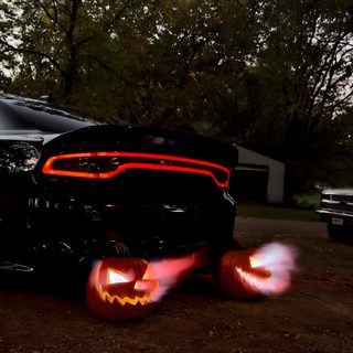 Muscle Cars, Vans Halloween Hellcat Muscle Cars, Vans, black
