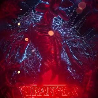 an image of strange things in the dark with red lights and bubbles on it's face Stranger Things Halloween Vecna Iphone, Mind Flayer Gif, Stranger Things Live 4k, black