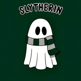 a white ghost wearing a scarf with the word slytherin on it's chest Slytherin Halloween Harry Potter All Movies, Harry Potter Backgrounds, Dobby Harry, Slytherin, black