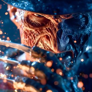 a close up of a person wearing a hat and holding a glass in their hand Halloween Freddy Kruger Freddy Krueger Hd, Freddy Krueger 4k, Freddy Krueger Hd Images, dark slate gray
