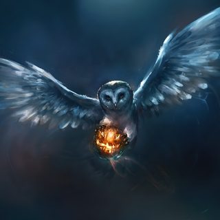 an owl is flying with its wings spread out and holding a glowing ball in it's beak Halloween Owl Hd Owl Iphone, Free Halloween, Owl Background, Halloween, Filmy Vintage, dark slate gray