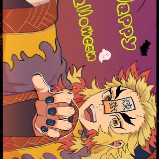 Rengoku Halloween Pfp, Halloween Wallpaper Demon Slayer, Wallpaper Wallpaper Rengoku Donut, Rengoku Official Art, Halloween Hashira, Art Wallpaper Wallpaper Rengoku Art, Rengoku Donut Wallpaper, Halloween Rengoku, Kimetsu No Yaiba Halloween Rengoku Halloween Rengoku Halloween Pfp, Halloween Demon Slayer, Rengoku Donut, Rengoku Official Art, sienna