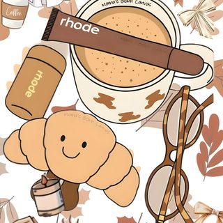 an image of fall themed items on a white background with leaves and pumpkins around it Clean Girl Halloween Preppy Fall Backgrounds, Cute Preppy Halloween, Bow Iphone, Preppy Stickers, burlywood