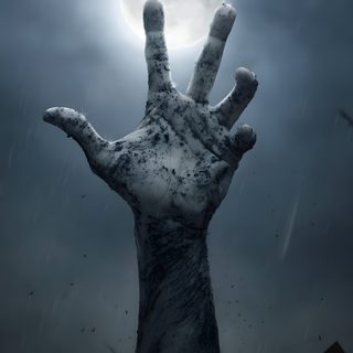 a creepy hand reaching up into the air with it's fingers in front of a full moon Halloween Zombie 4k Haunted Background, Scary Dark Hd, Spooky Forest 4k, Ghost In Dark Forest, dark slate gray