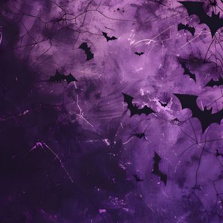 bats are flying in the sky with purple and black paint on it's surface Halloween Purple Bat Purple Bat, Halloween Purple Aesthetic, Bat, Bat Art, Purple Gothic, dark slate blue