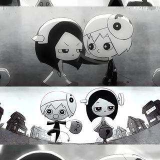 some cartoon characters with different expressions on their faces and body, all in black and white Missing Halloween Missing Halloween Fanart, Missing Halloween Icons, Missing Person Poster Halloween, dark gray
