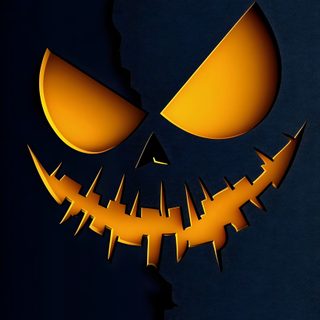an image of a jack o lantern face on a dark background with the moon behind it Halloween Face Halloween For Android, Halloween Iphone For Boys, Halloween Android, Halloween Dynamic, black