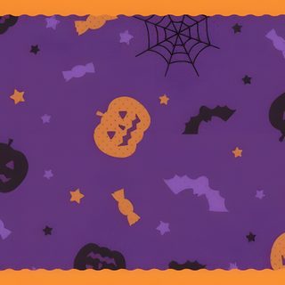 a purple and orange halloween themed background Halloween Purple And Orange Cute Halloween Pc Background, Aesthetic Cute Halloween Banner, Halloween Background Google Slides, dark slate blue