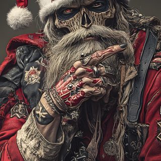 a man dressed up as santa clause holding a candy cane and looking at the camera Halloween Santa Claus Krampus Iphone, Merry Krampus, Krampus Phone, Krampus Movie, dark slate gray