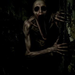 a creepy skeleton is holding his hands out in the dark Halloween Scary Scary Demonic, Scary Horror, Scary Pics, Black Entity, Ghost Horror, Scary Picture,