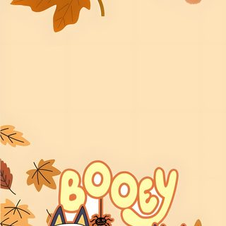 two cats sitting in front of a pumpkin and leaves with booy written on it Bluey Halloween Iphone Cute Patterns, Halloween, Fall Background, Phone Backgrounds, Christmas, wheat