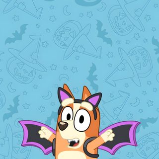a cartoon dog with bat wings on it's back and the words booy written in Bingo Halloween Bingo Funny, Halloween Inspo, Disney Drawings, Diy Halloween Decorations, sky blue