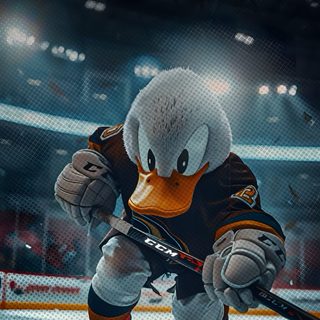 the mascot is playing hockey on the ice Hockey Halloween Hockey Phone, Hockey Iphone, Sick Iphone Hockey, Hockey Backgrounds, dark slate gray