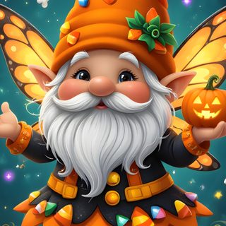 an image of a halloween gnome with pumpkins Halloween Gnomes Fall Gnome Iphone, Halloween Gnome Ideas, Halloween Gnomes, Halloween Fairy, dark slate gray