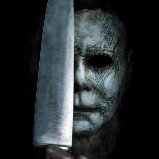 a man holding a large knife in his hand and wearing a creepy mask on it's face Halloween From Hollywood Movies Michael Myers Art, Michael Meyer, Film Horror, Horror Movie Icons, black