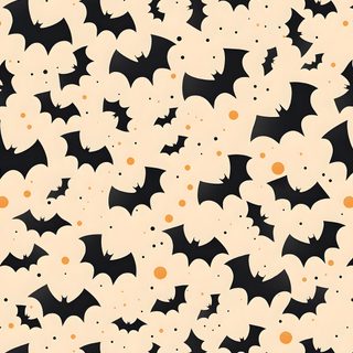 an image of bats and flowers on a black background that is very similar to mickey mouses Halloween Bat Pattern Halloween Poster, Halloween Stickers Printable, Sticker Printable, bisque